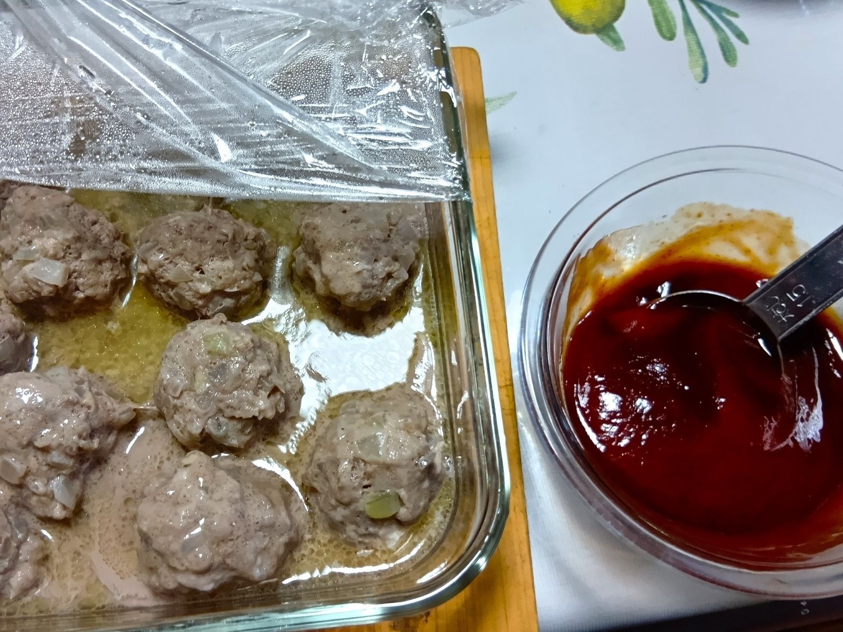 電子レンジで加熱する