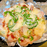 魚肉ソーセージでお手軽ピザ