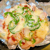 魚肉ソーセージでお手軽ピザ