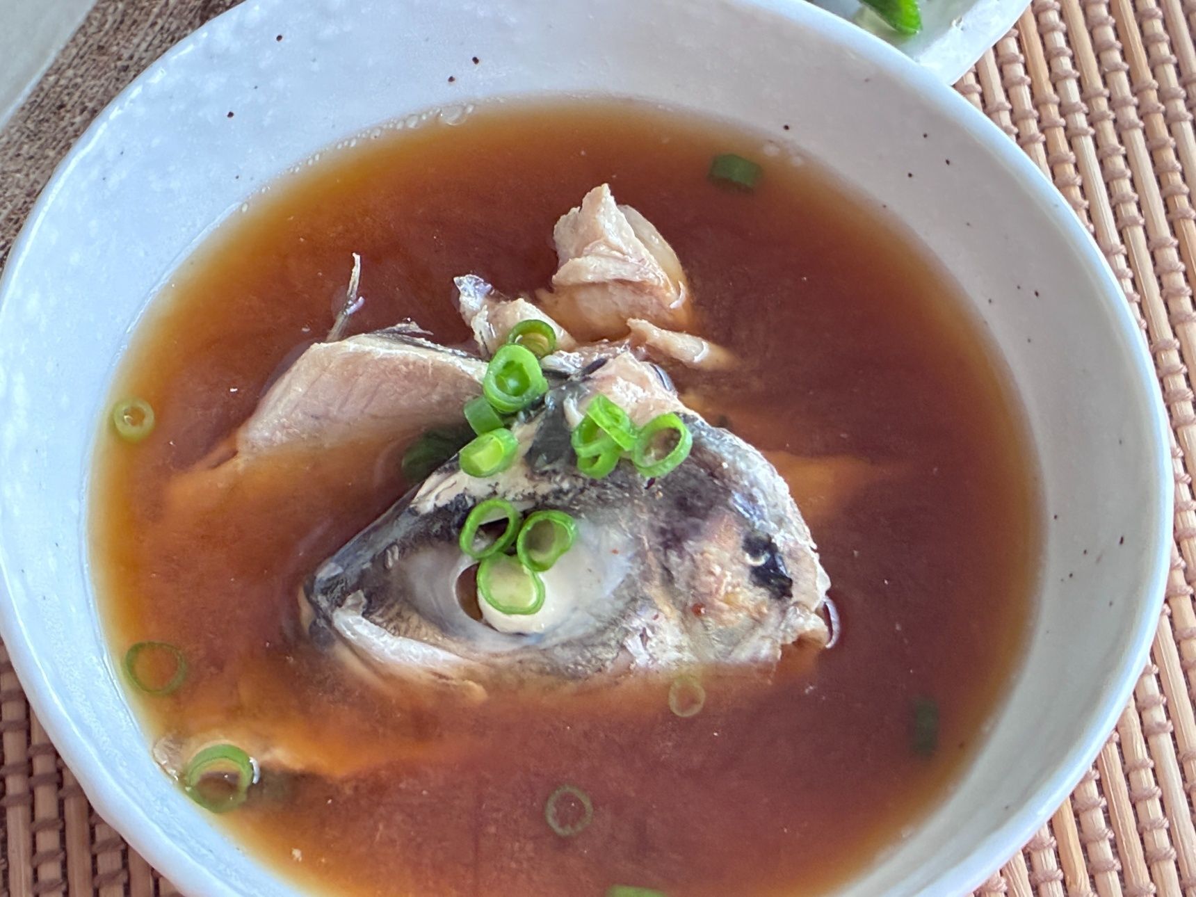鯵のアラのみそ汁