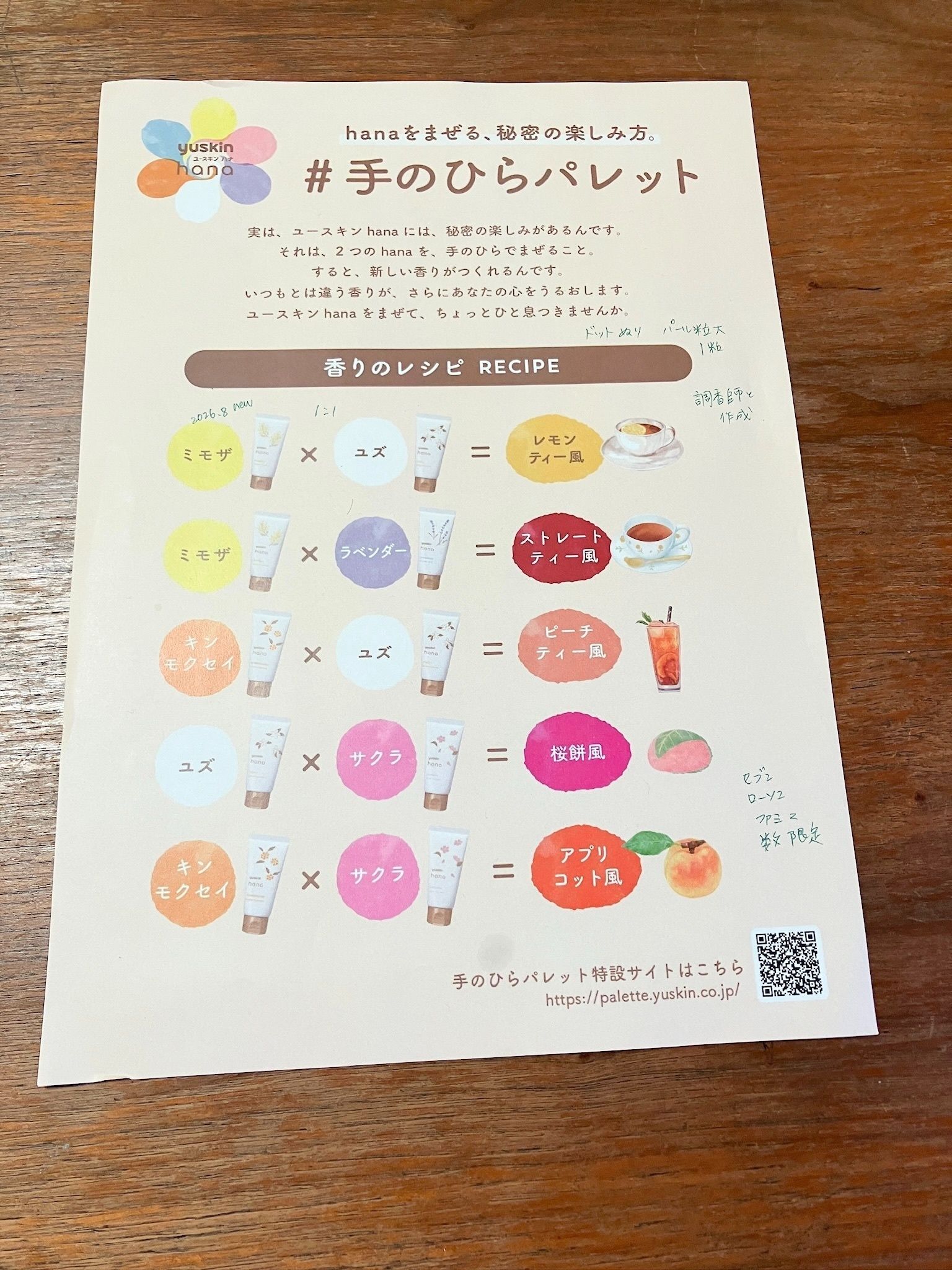 ユースキンhanaの手のひらパレットで楽しくスキンケア