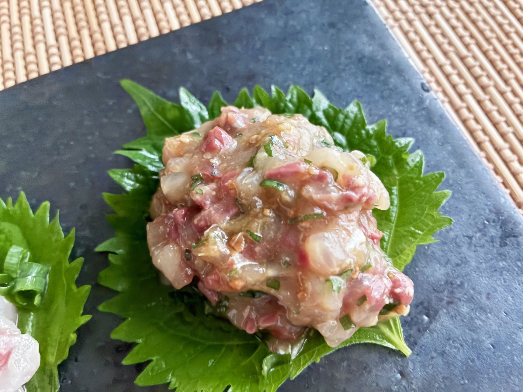 鯵のなめろう
