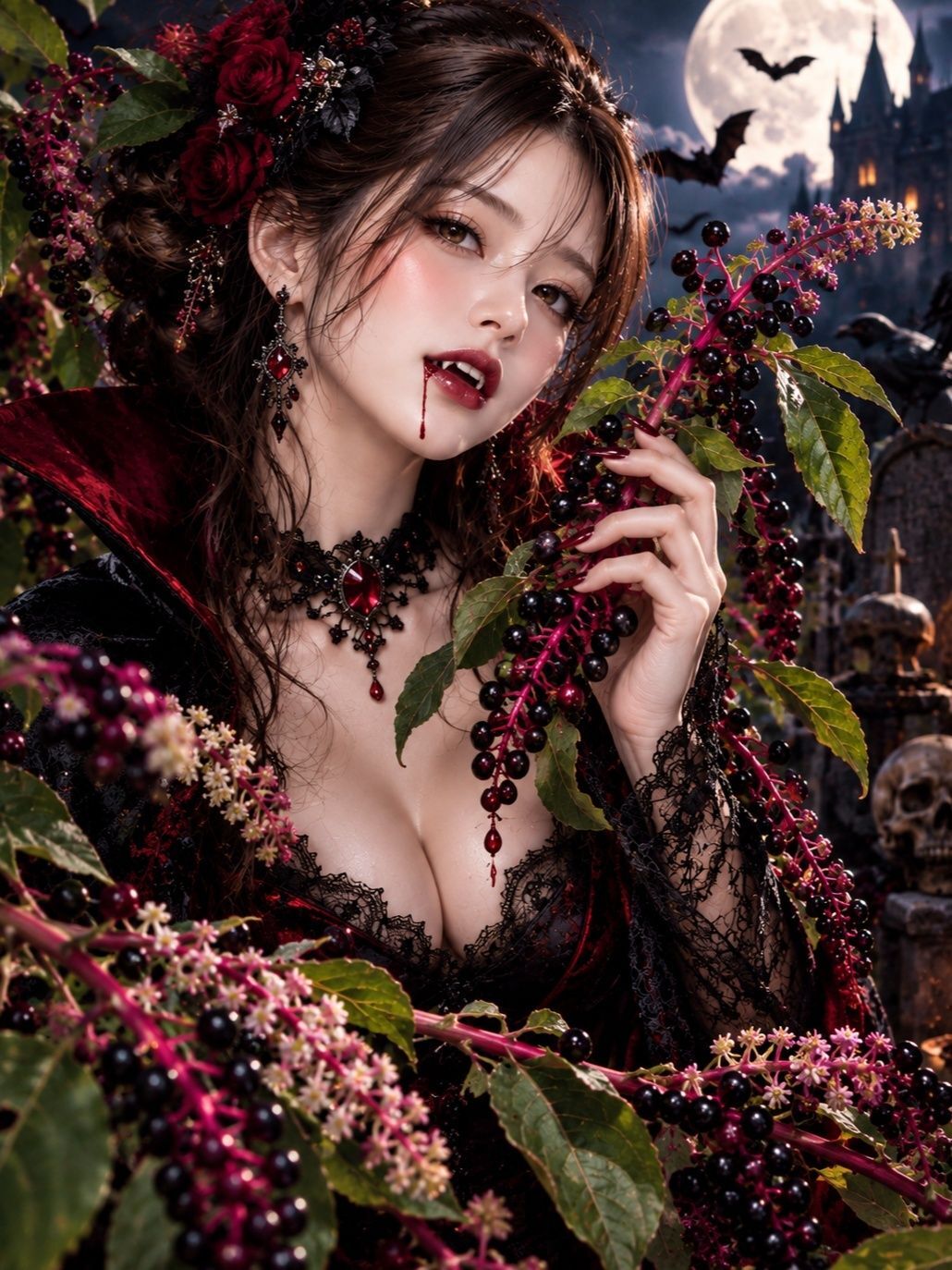 【10月道端の雑草】毒を秘めた魅惑の果実！根もまぎらわしく注意が必要！「ヨウシュヤマゴボウ」