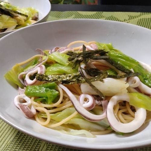 イカ好きの和風パスタ