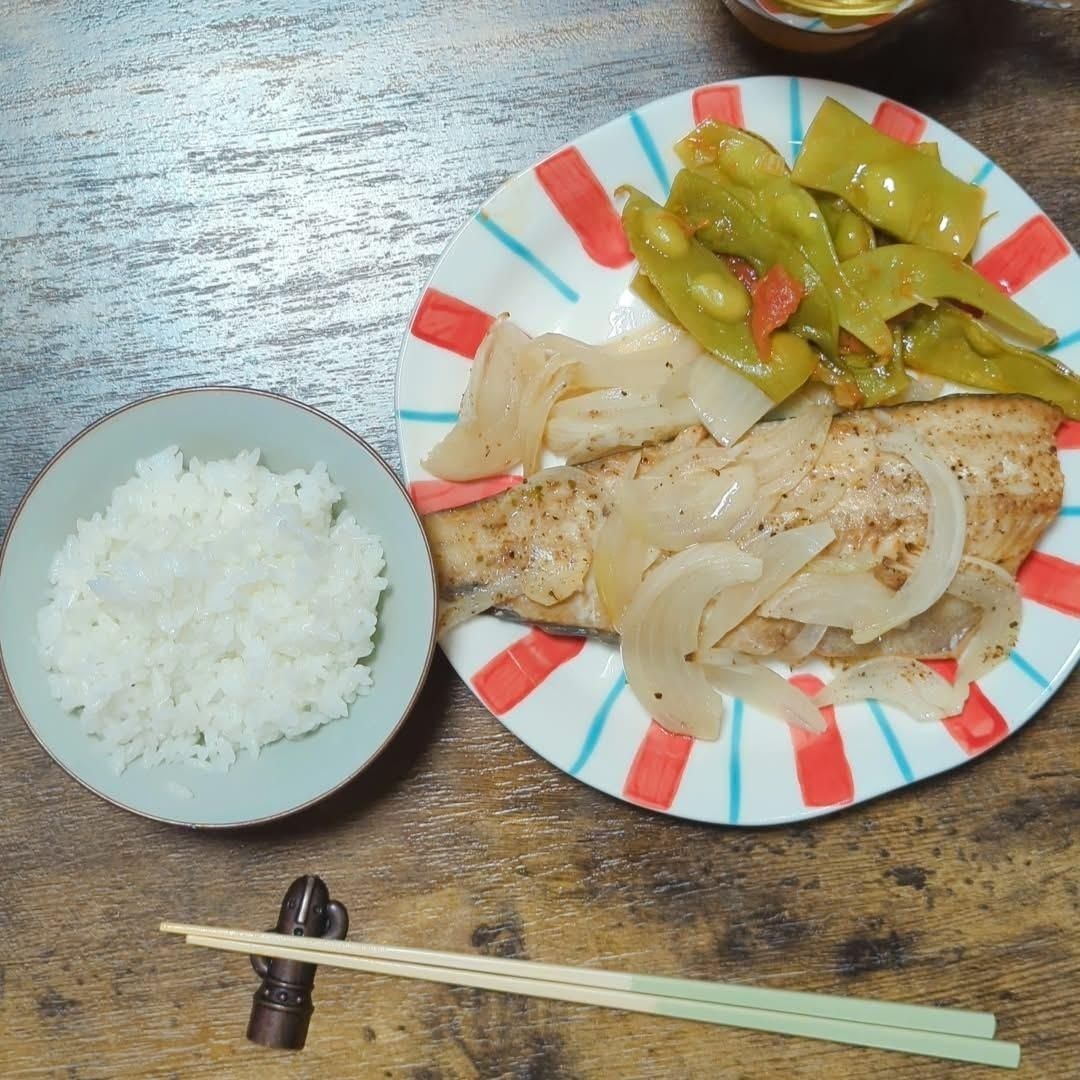 冷凍ほっけの地中海風オーブン焼き