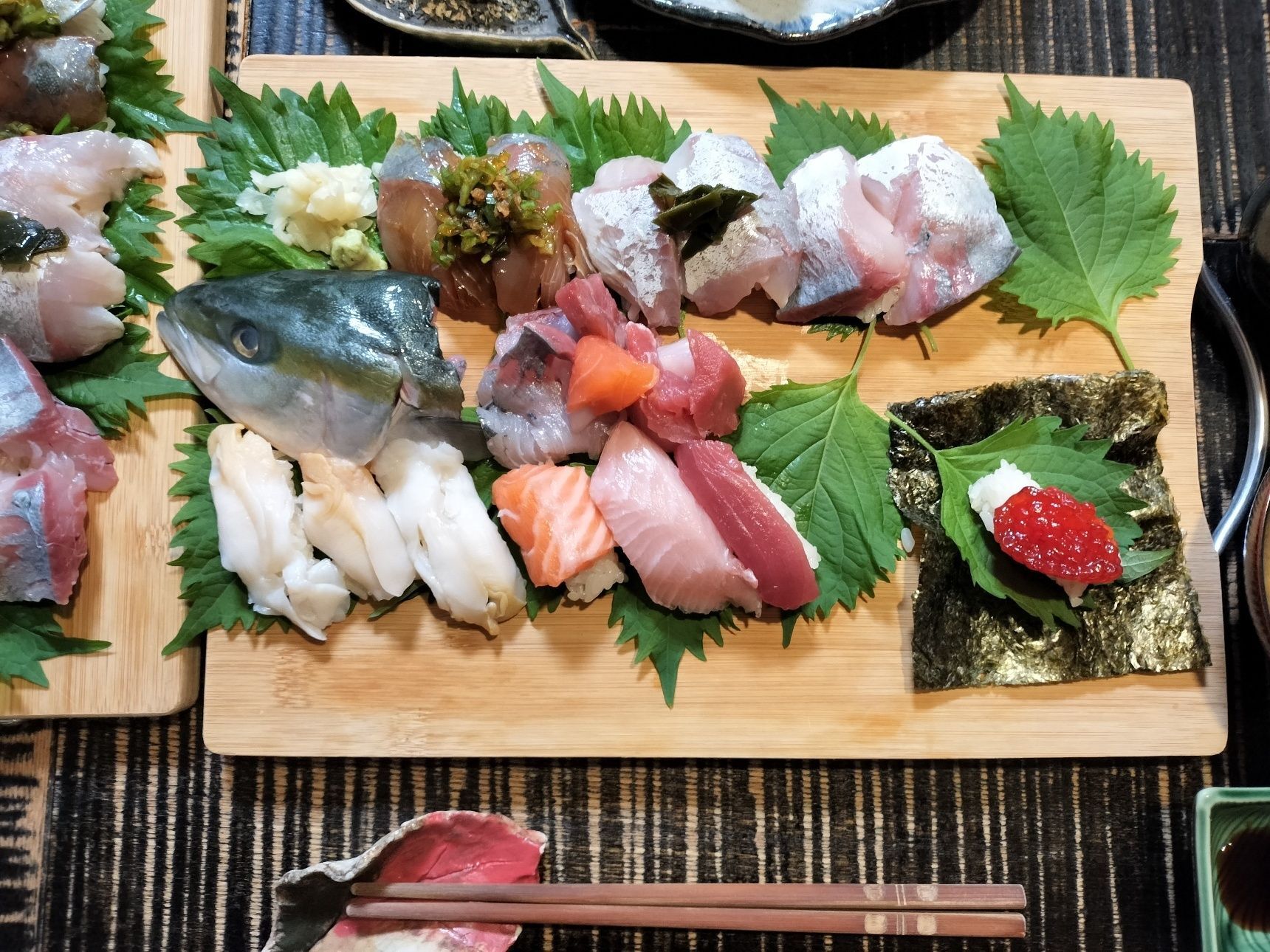 淡白なイナダの背身はこれに限ります！ねっとり、もっちり食感！絶品！