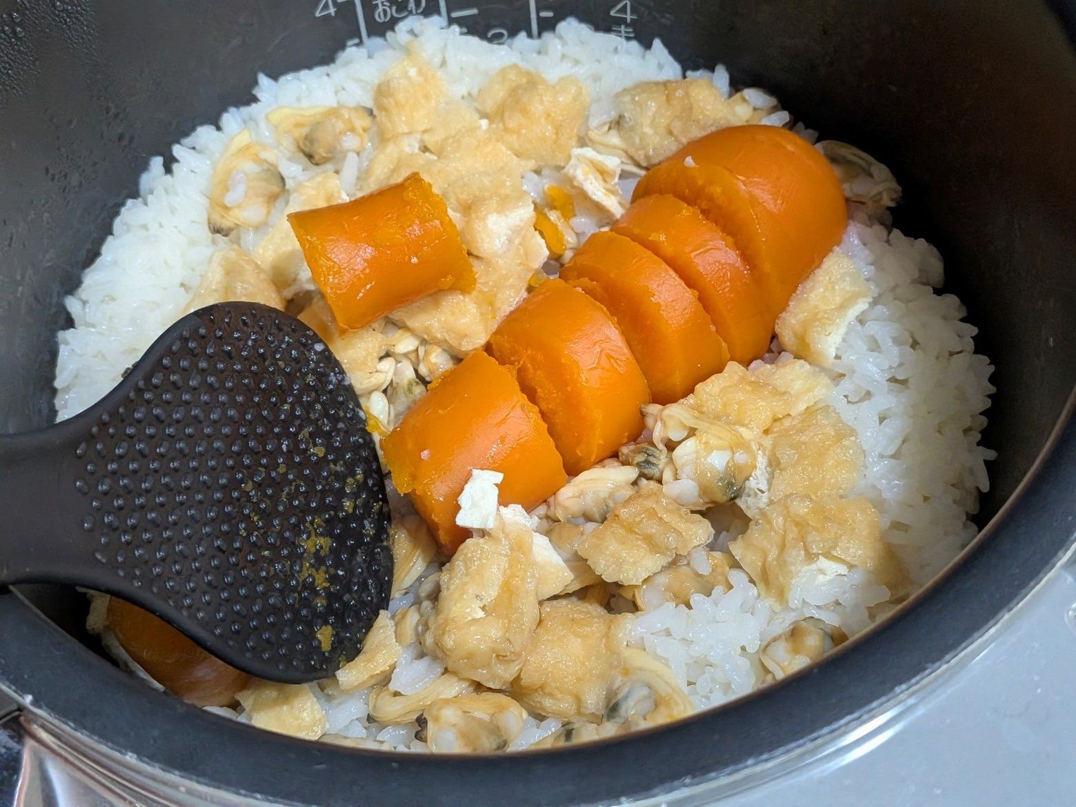 炊けました〜！