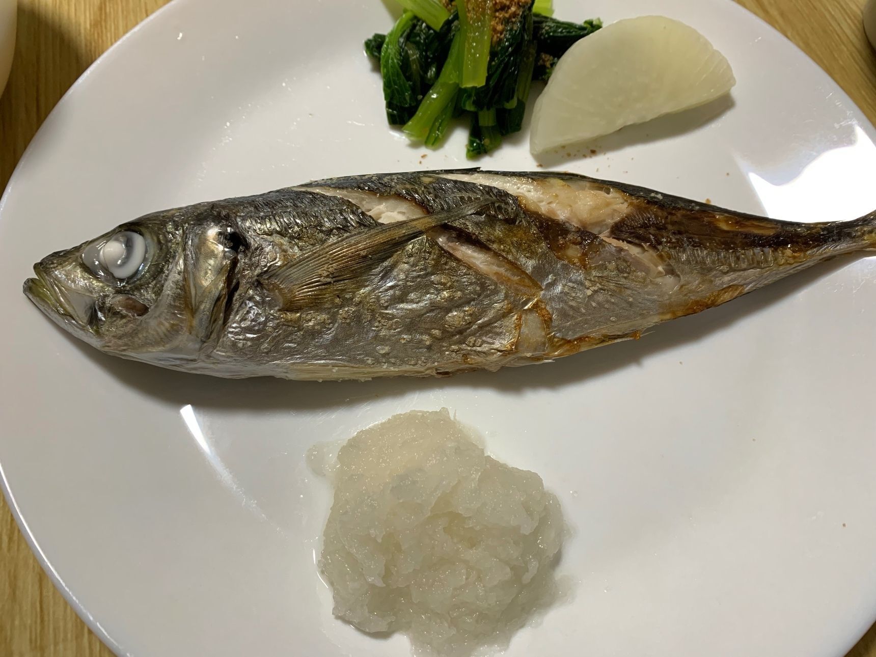 ご近所で天然魚クエスト！　〜ふっくら鯵の塩焼き