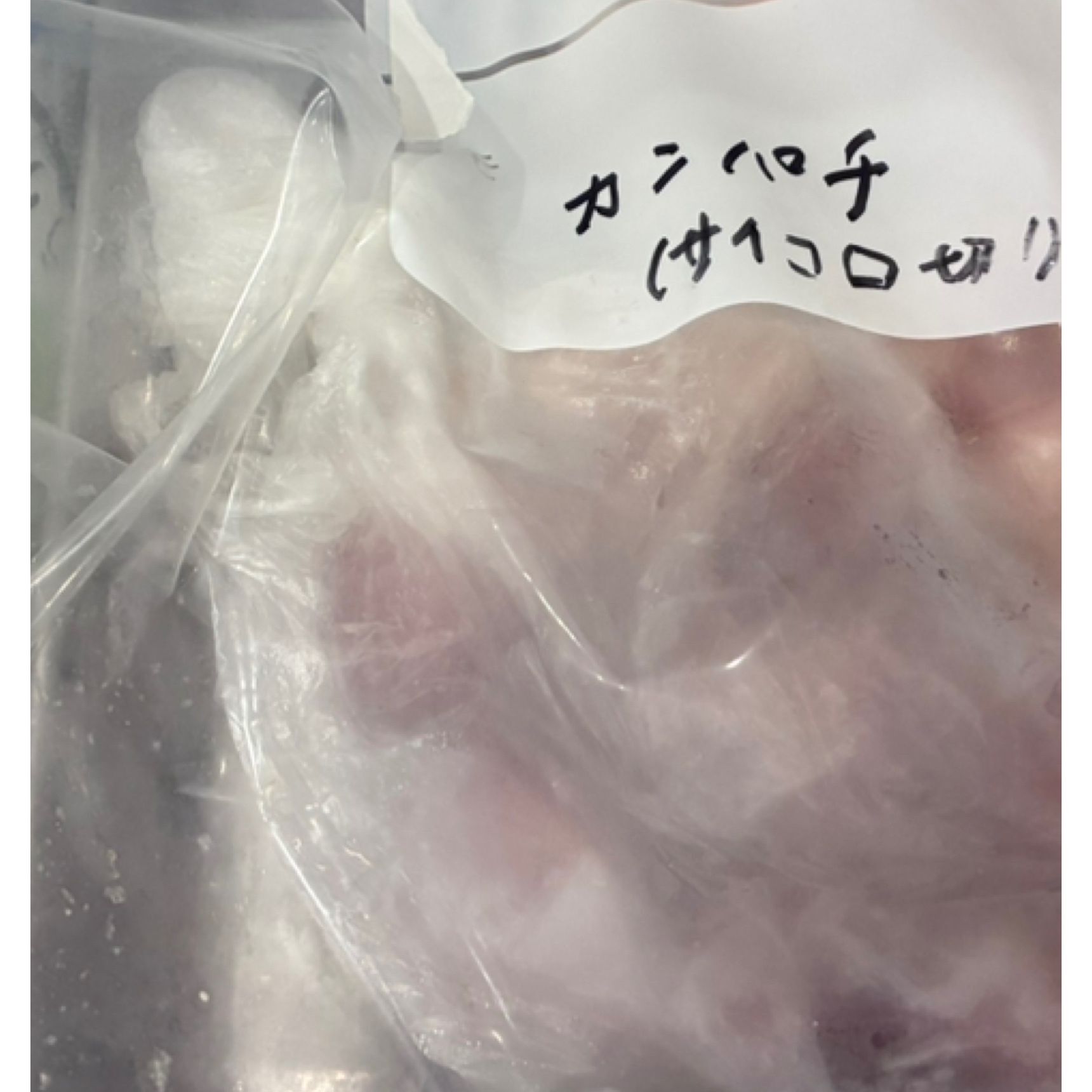 冷凍保存するために