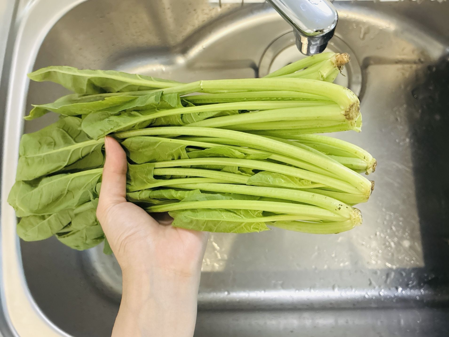 【ほうれん草】根元の砂までスッキリ落とす洗い方！洗ったつもりなのに「ジャリッ！」はもう卒業♪