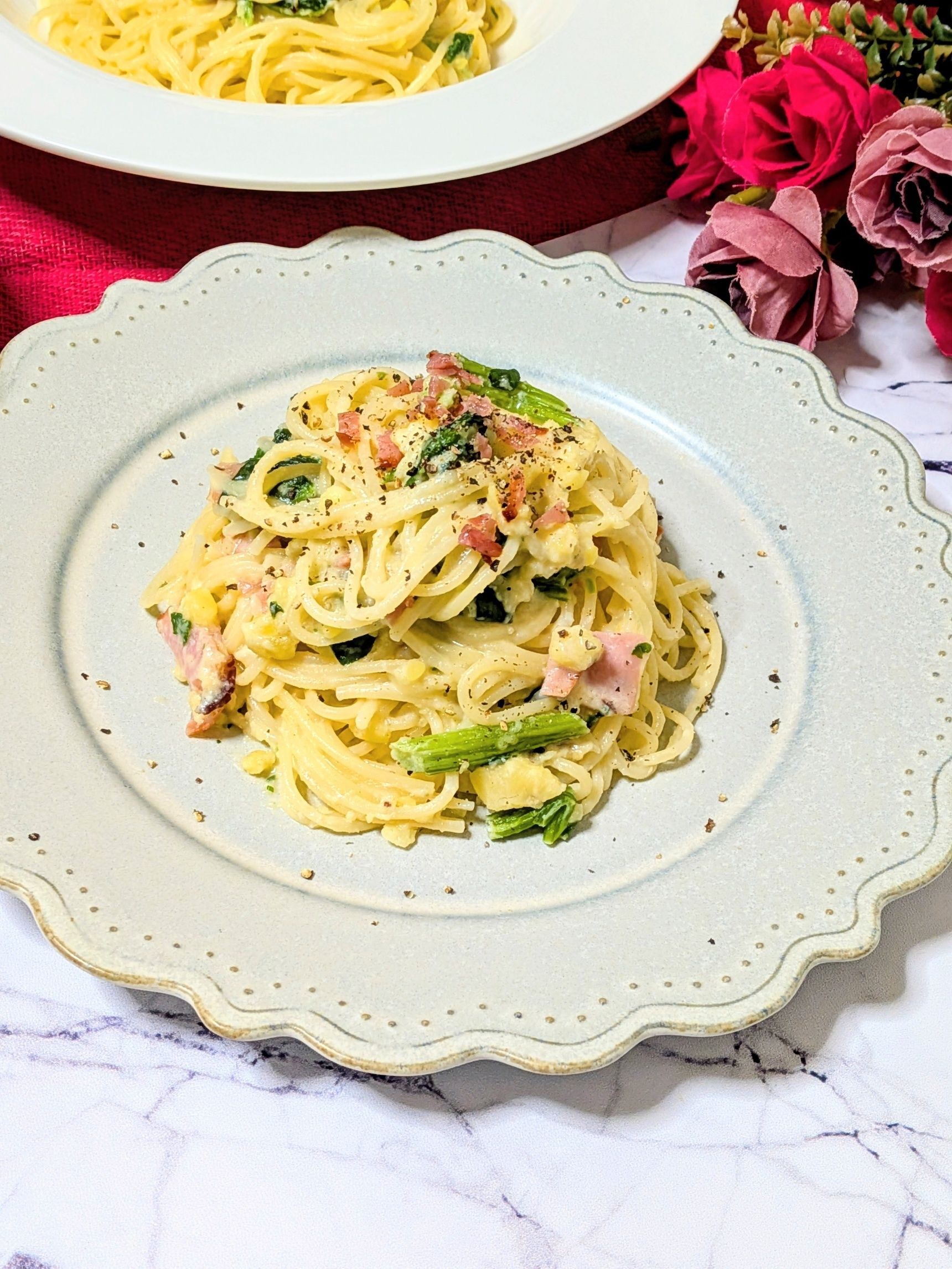 秋になったら作りたくなる一品【栗と生ハムのガーリック香る秋パスタ】