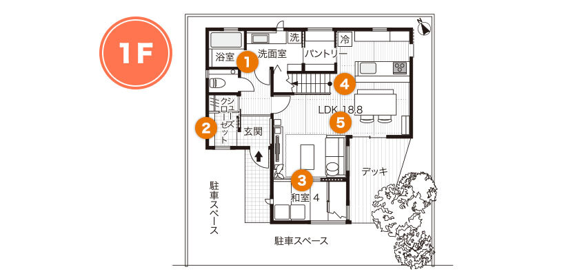 1階間取り図