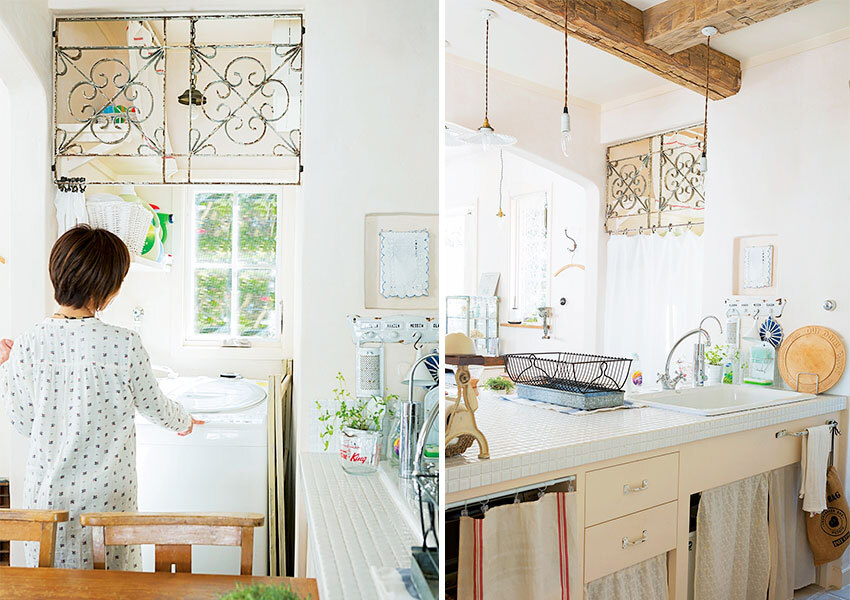 使い勝手や通気性を考慮したオープンスタイルのサニタリー