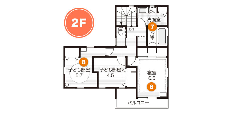 2階間取り図