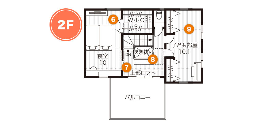 2階間取り図