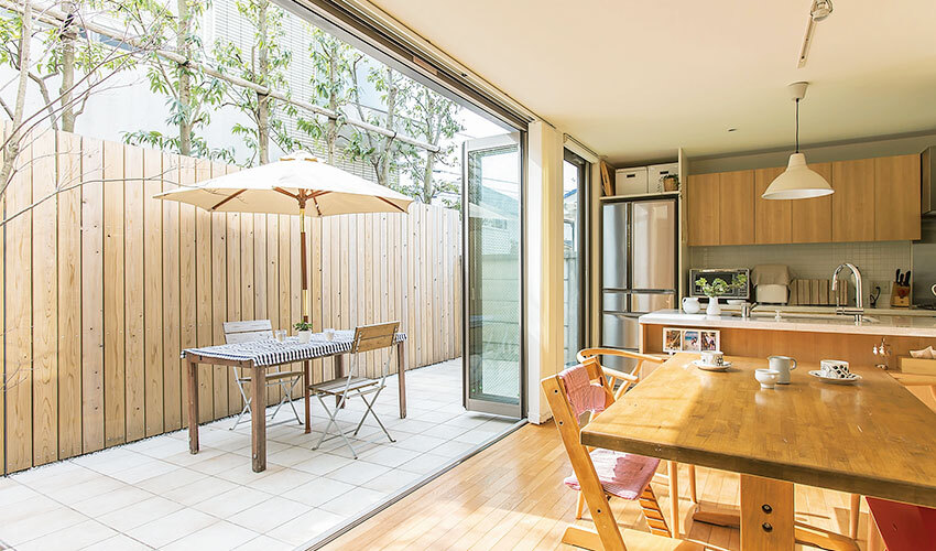 隠れ家のような落ち着くDK