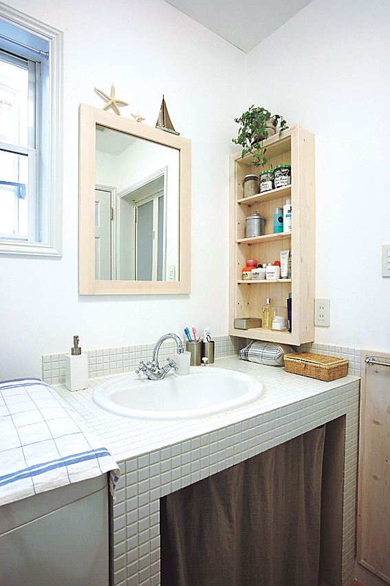 洗面ボウルと水栓器具