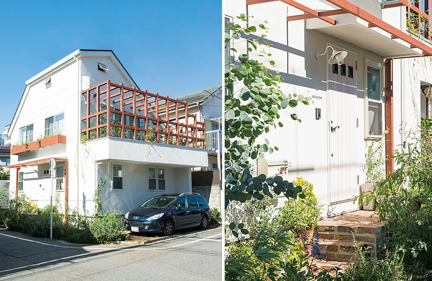 シンプルな家外観