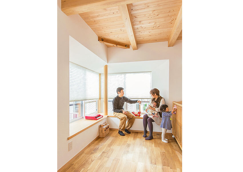 出窓があるくつろぎスペース