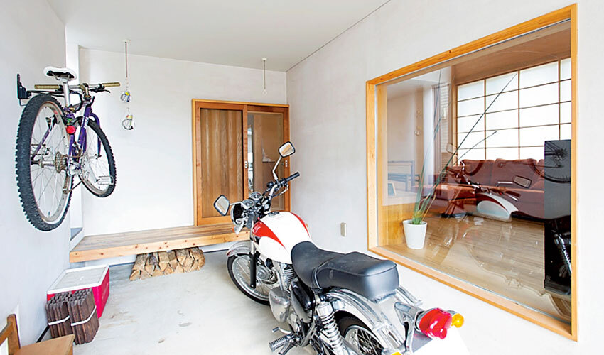 汚れが気にならない土間