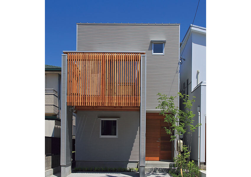 開放的な家外観