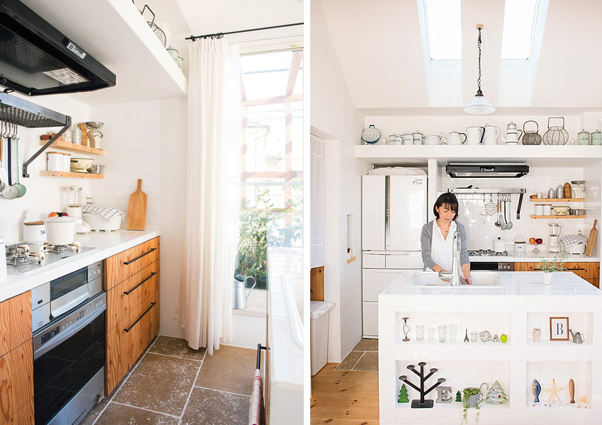 戸外っぽいキッチン