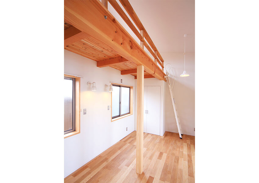 仕切りをつくれば2部屋にすることもできる子供部屋