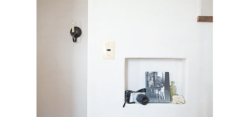 レトロな雰囲気のリビング