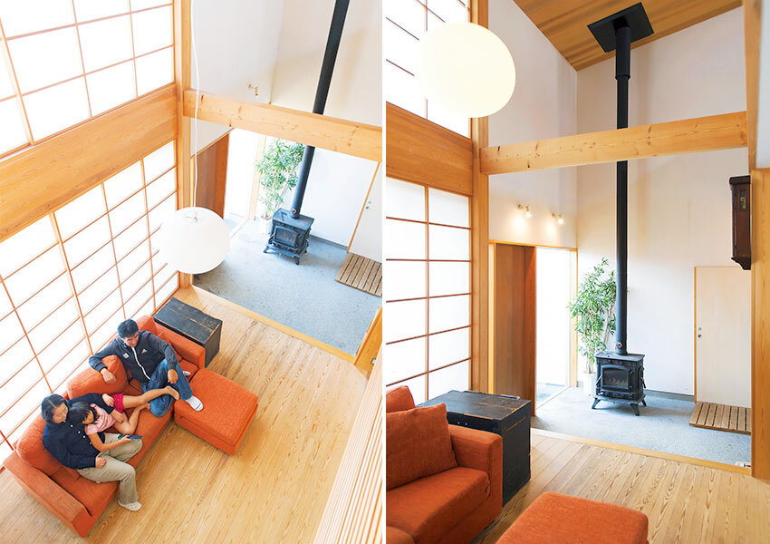 やわらかな光があふれるリビング