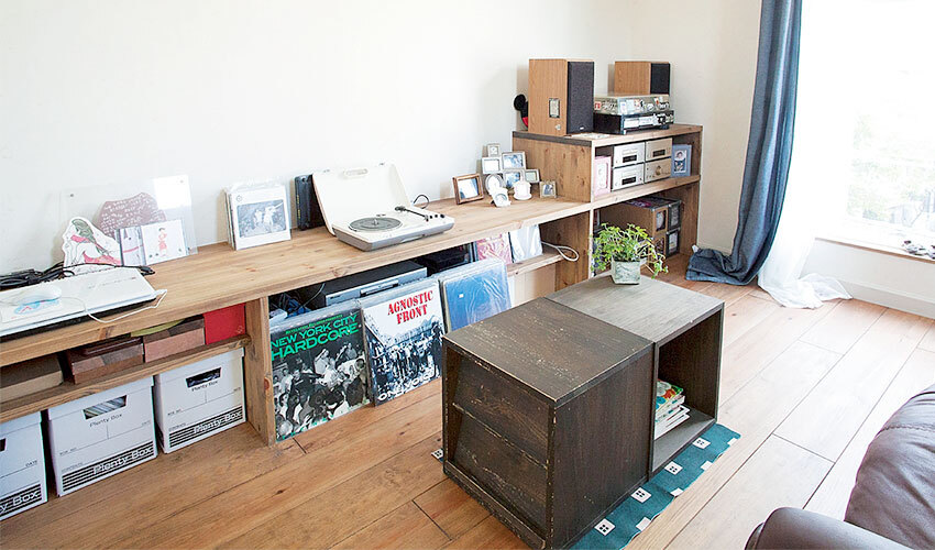 音楽マニアのリビング