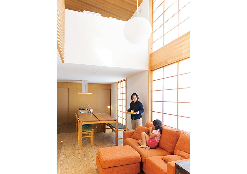 おおらかさを満喫できるリビング