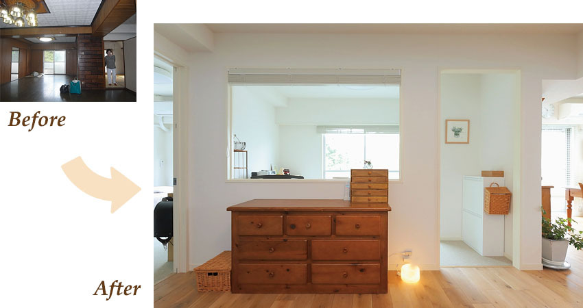 リビングまで光と風を届ける