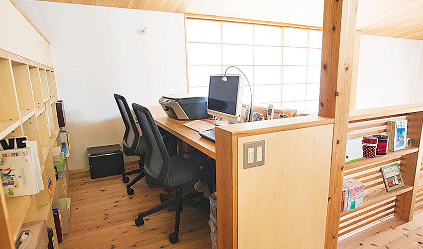 ご夫妻の書斎スペース
