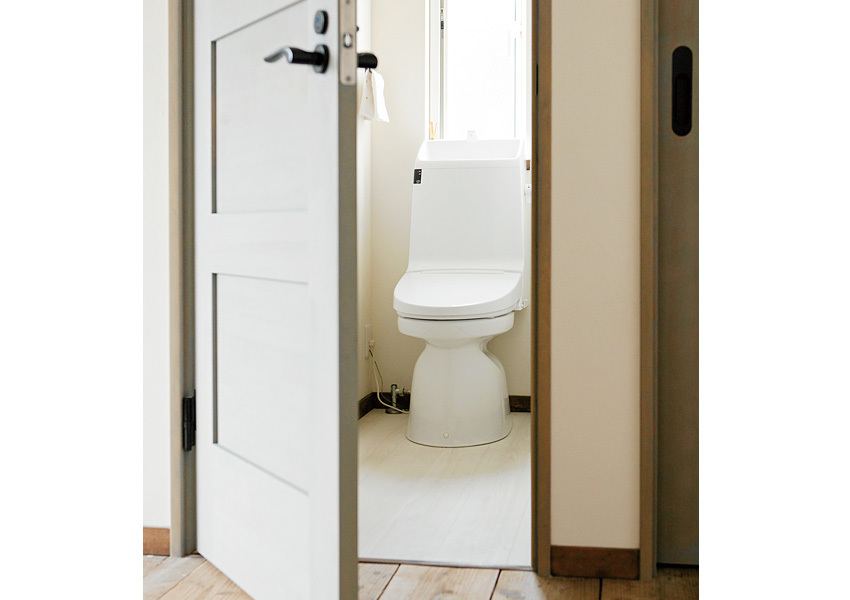 クッションフロアのトイレ