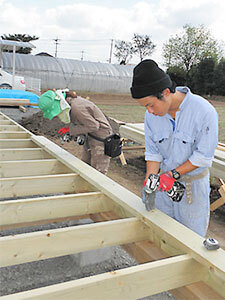 ウッドデッキ製作