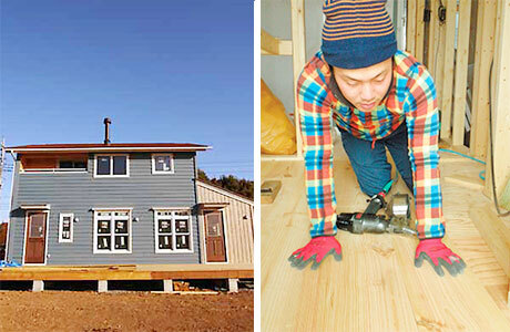 床のフローリング板張り