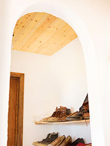 タレ壁のアーチ