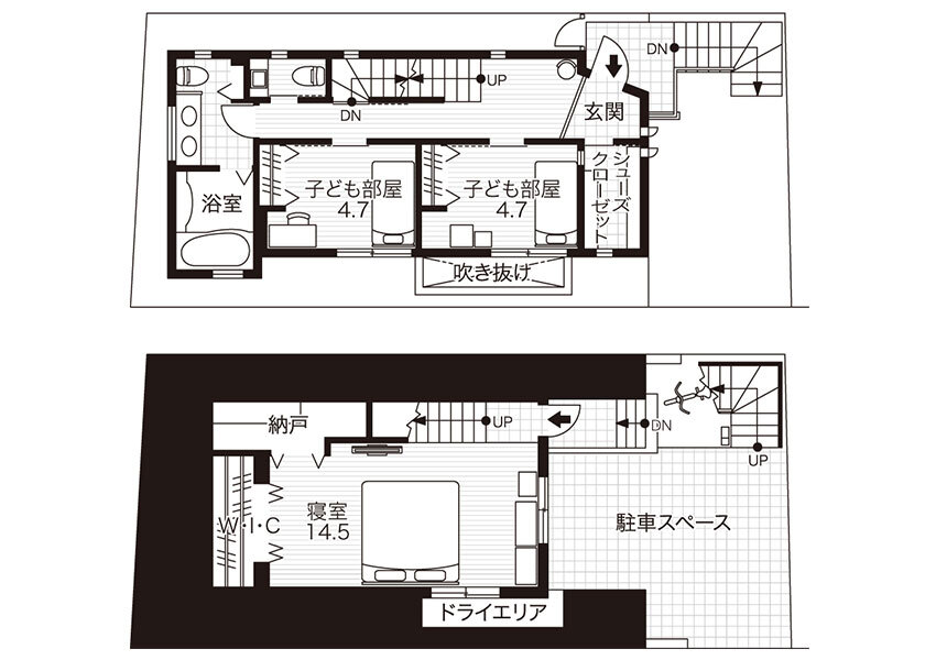 Mさん宅の間取り図