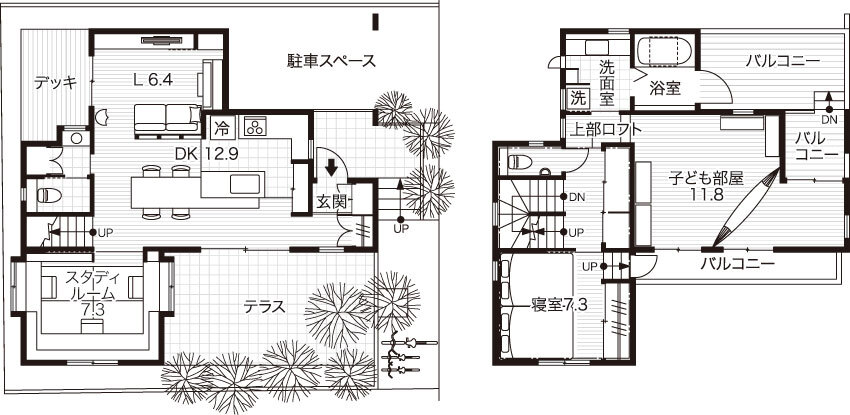 Sさん宅の間取り