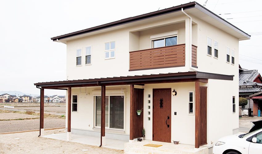 日本家屋の外観