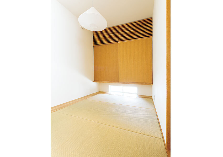 縁なし畳のシンプルな和室