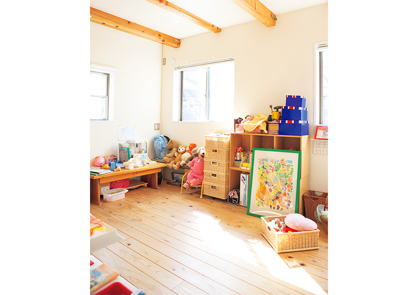 遊び部屋になっている子ども部屋