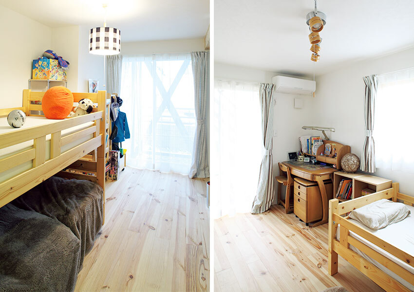 拓郎くん、幹太くんの部屋