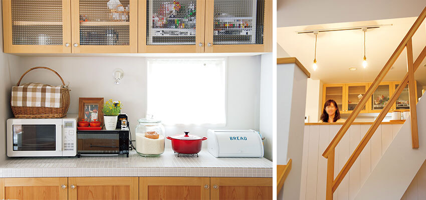 ちょっとレトロな雰囲気のキッチン