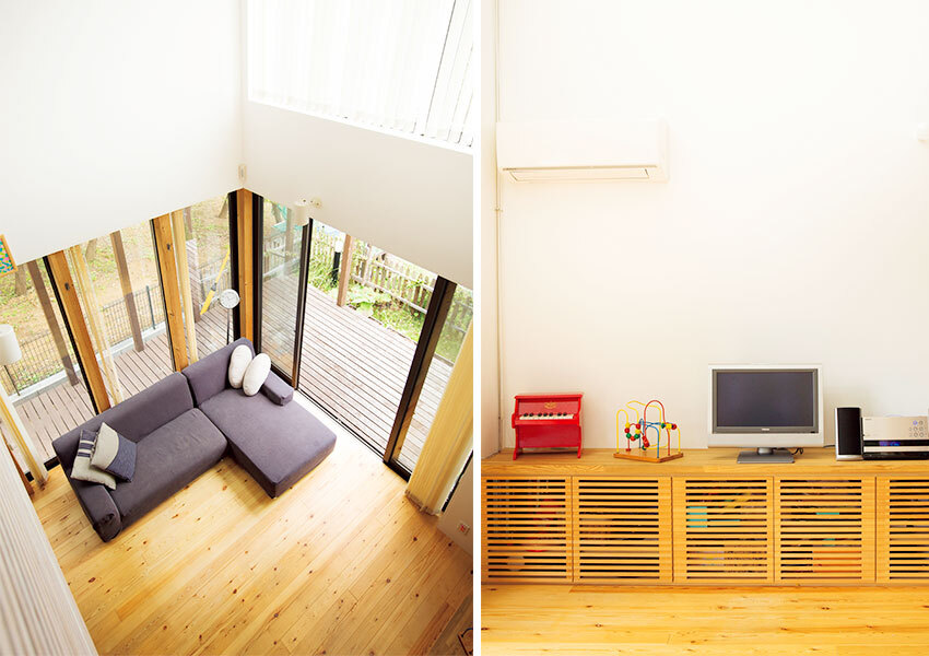 掃き出し窓とTVボード