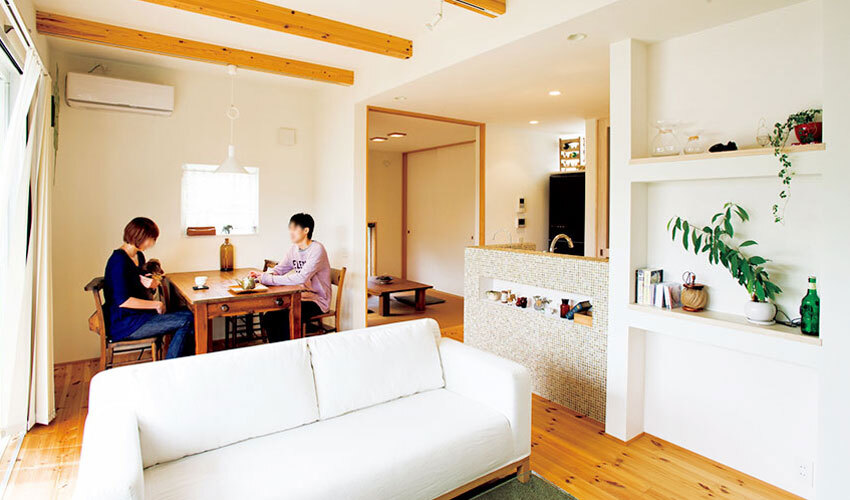 オープンカフェのような明るいLDK