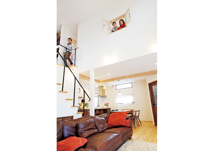 遊び心のある演出LDK