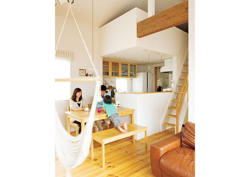 対面式キッチンのあるLDK