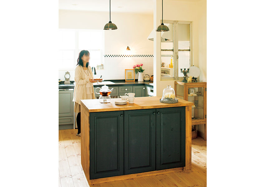 フレンチカントリーのキッチン