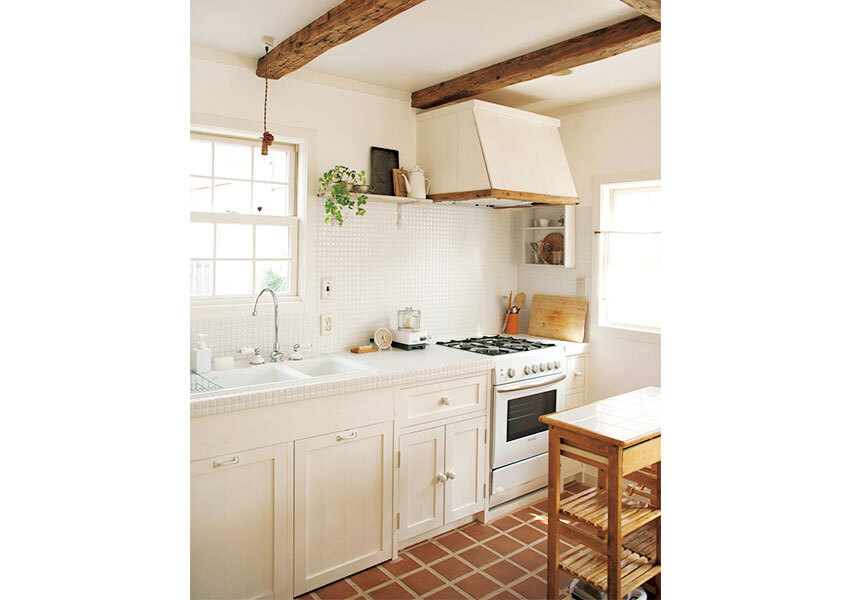 ナチュラルカントリーのキッチン